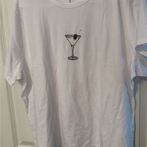 Abercrombie embroidered Martini tee